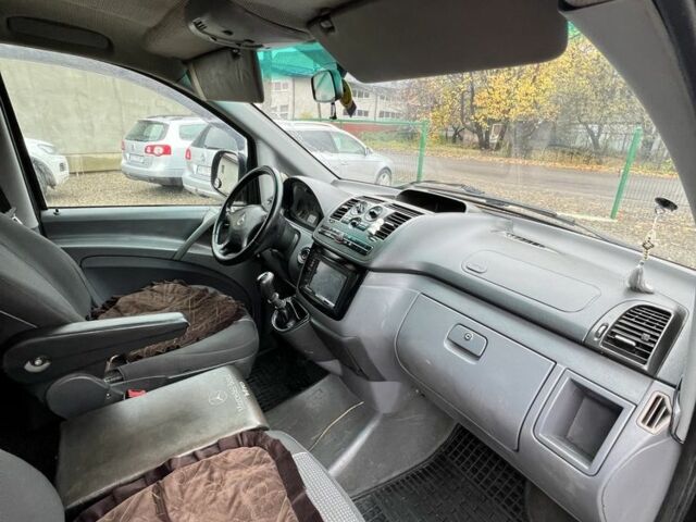 Черный Мерседес Вито, объемом двигателя 2.1 л и пробегом 371 тыс. км за 5900 $, фото 5 на Automoto.ua