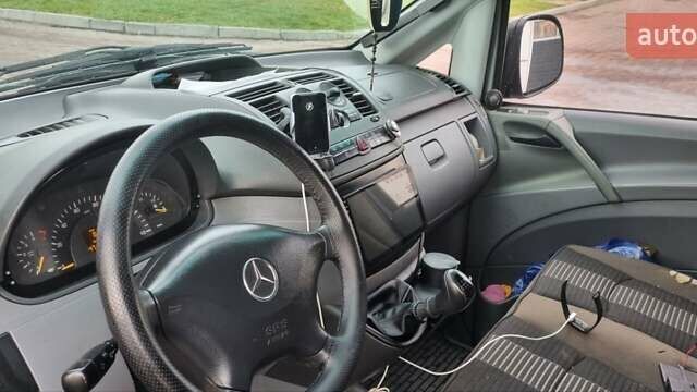 Черный Мерседес Вито, объемом двигателя 2.15 л и пробегом 470 тыс. км за 6750 $, фото 16 на Automoto.ua