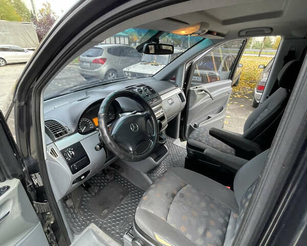 Черный Мерседес Вито, объемом двигателя 2.15 л и пробегом 438 тыс. км за 7900 $, фото 13 на Automoto.ua