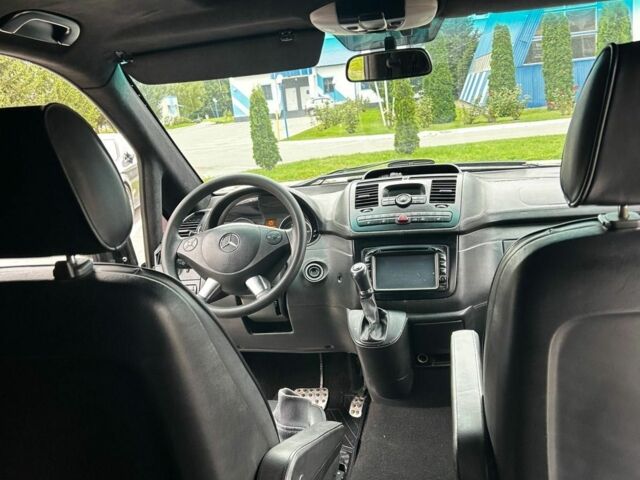 Черный Мерседес Вито, объемом двигателя 2.1 л и пробегом 300 тыс. км за 12700 $, фото 10 на Automoto.ua