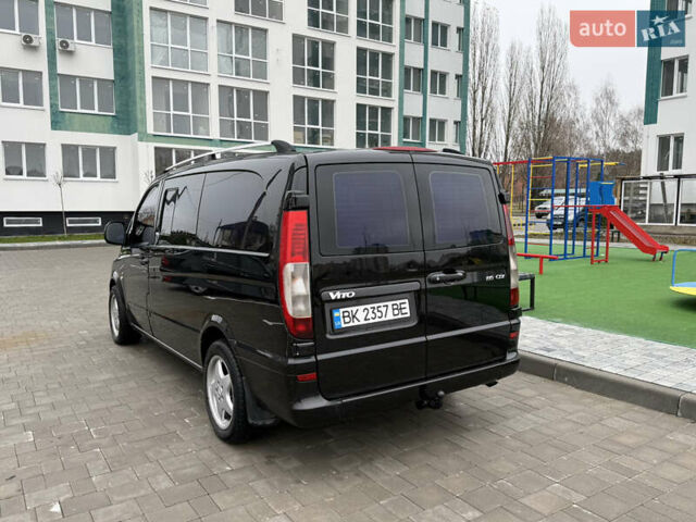 Черный Мерседес Вито, объемом двигателя 2.2 л и пробегом 285 тыс. км за 7999 $, фото 5 на Automoto.ua