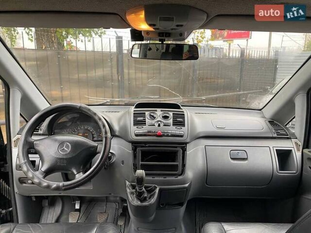 Черный Мерседес Вито, объемом двигателя 2.15 л и пробегом 268 тыс. км за 6490 $, фото 11 на Automoto.ua