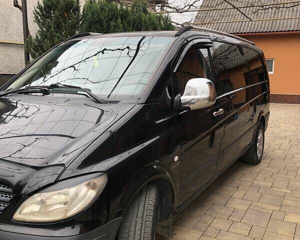 Черный Мерседес Вито, объемом двигателя 2.15 л и пробегом 472 тыс. км за 7200 $, фото 1 на Automoto.ua