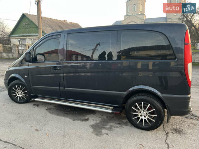 Черный Мерседес Вито, объемом двигателя 2.15 л и пробегом 46 тыс. км за 7299 $, фото 4 на Automoto.ua