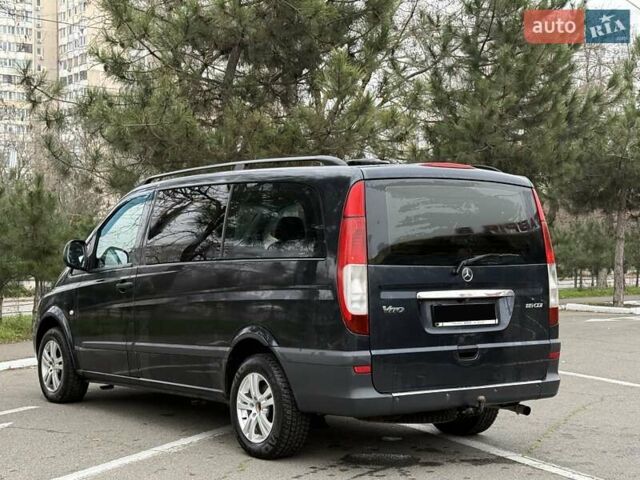 Черный Мерседес Вито, объемом двигателя 2.15 л и пробегом 300 тыс. км за 7300 $, фото 8 на Automoto.ua