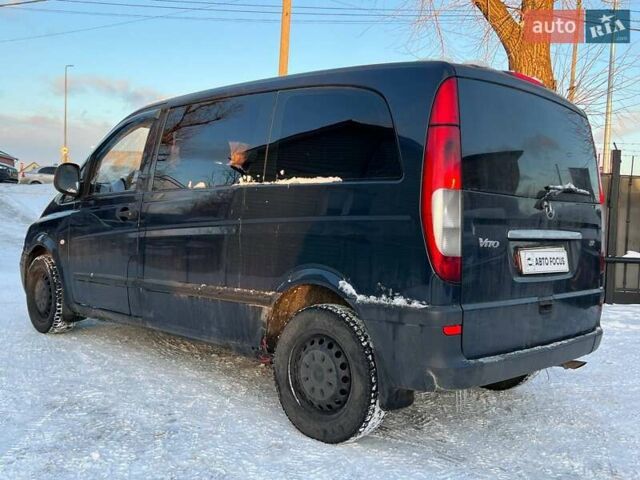 Черный Мерседес Вито, объемом двигателя 2.15 л и пробегом 268 тыс. км за 4990 $, фото 4 на Automoto.ua