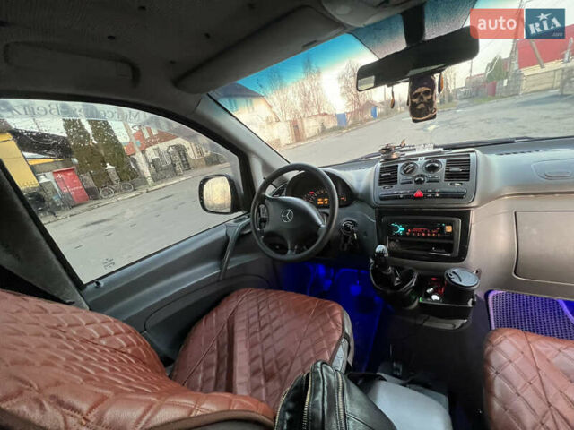 Черный Мерседес Вито, объемом двигателя 2.15 л и пробегом 46 тыс. км за 7299 $, фото 11 на Automoto.ua