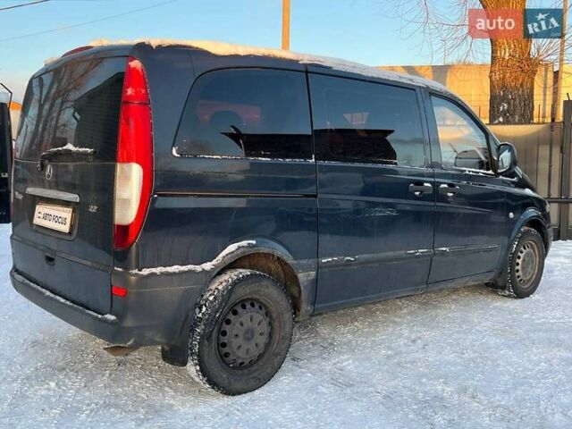 Черный Мерседес Вито, объемом двигателя 2.15 л и пробегом 268 тыс. км за 4990 $, фото 6 на Automoto.ua