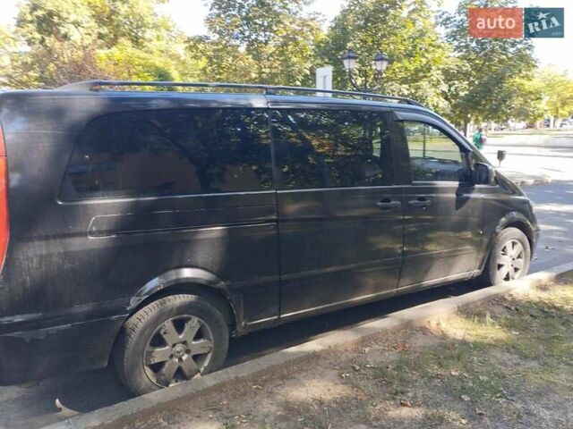 Черный Мерседес Вито, объемом двигателя 2.15 л и пробегом 515 тыс. км за 9200 $, фото 8 на Automoto.ua