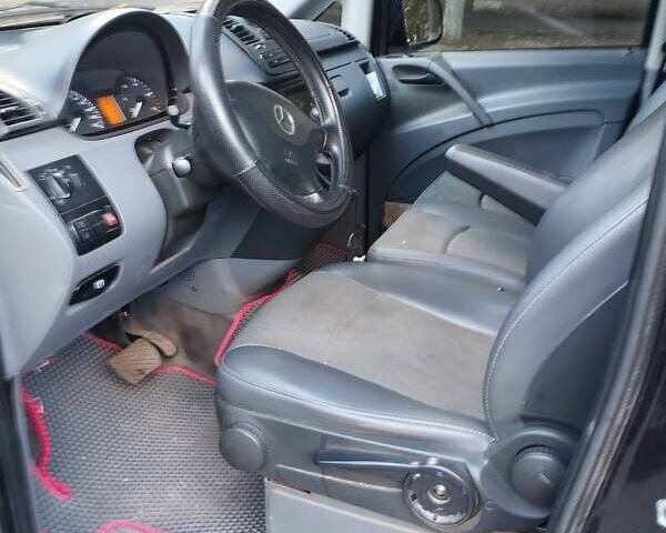 Черный Мерседес Вито, объемом двигателя 2.15 л и пробегом 515 тыс. км за 9200 $, фото 5 на Automoto.ua