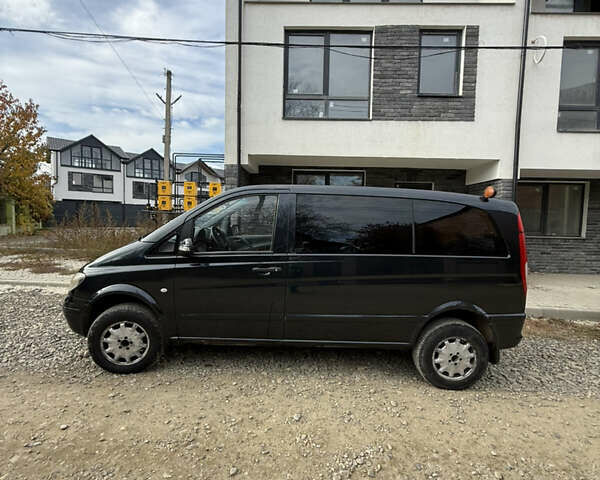 Черный Мерседес Вито, объемом двигателя 2.15 л и пробегом 309 тыс. км за 8500 $, фото 2 на Automoto.ua