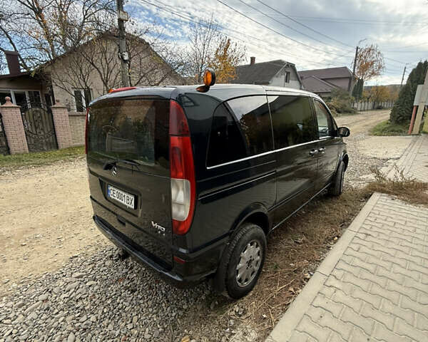 Черный Мерседес Вито, объемом двигателя 2.15 л и пробегом 309 тыс. км за 8500 $, фото 5 на Automoto.ua