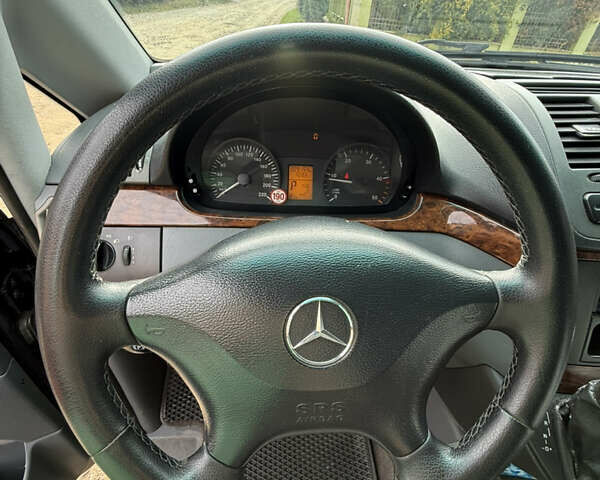 Черный Мерседес Вито, объемом двигателя 2.15 л и пробегом 309 тыс. км за 8500 $, фото 12 на Automoto.ua