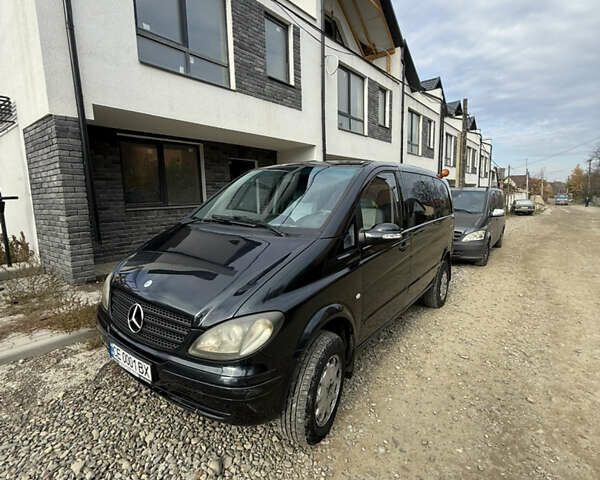 Черный Мерседес Вито, объемом двигателя 2.15 л и пробегом 309 тыс. км за 8500 $, фото 1 на Automoto.ua