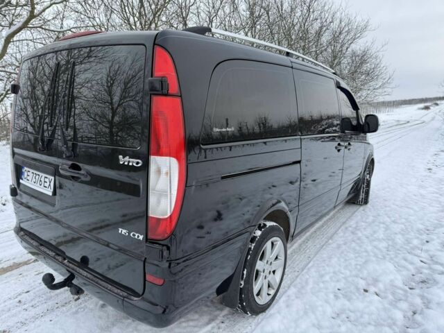 Черный Мерседес Вито, объемом двигателя 2.1 л и пробегом 460 тыс. км за 9300 $, фото 2 на Automoto.ua