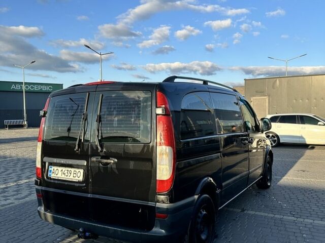 Черный Мерседес Вито, объемом двигателя 2.1 л и пробегом 400 тыс. км за 7600 $, фото 3 на Automoto.ua