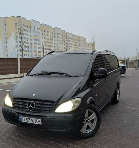 Черный Мерседес Вито, объемом двигателя 2.15 л и пробегом 565 тыс. км за 9000 $, фото 12 на Automoto.ua