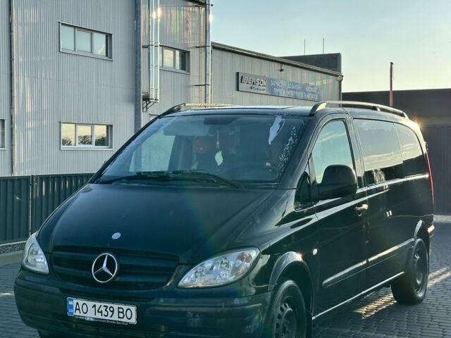 Черный Мерседес Вито, объемом двигателя 2.1 л и пробегом 400 тыс. км за 7600 $, фото 2 на Automoto.ua