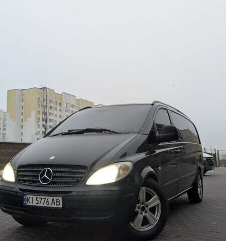 Черный Мерседес Вито, объемом двигателя 2.15 л и пробегом 565 тыс. км за 9000 $, фото 13 на Automoto.ua