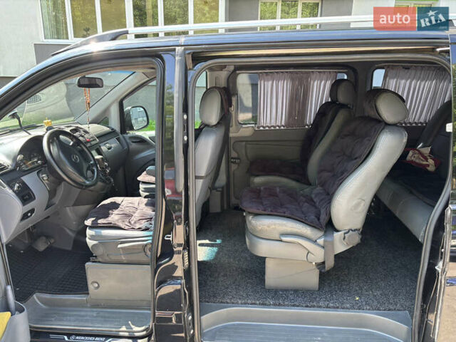 Черный Мерседес Вито, объемом двигателя 2.99 л и пробегом 328 тыс. км за 11200 $, фото 1 на Automoto.ua