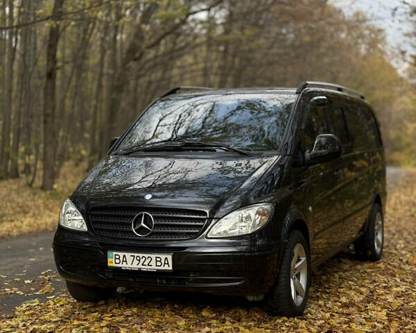 Черный Мерседес Вито, объемом двигателя 2.15 л и пробегом 330 тыс. км за 11600 $, фото 17 на Automoto.ua