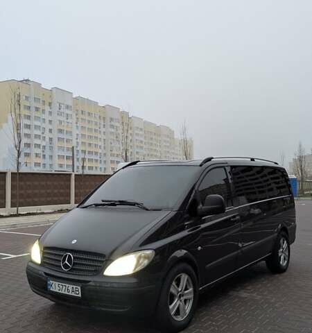 Черный Мерседес Вито, объемом двигателя 2.15 л и пробегом 565 тыс. км за 9000 $, фото 2 на Automoto.ua