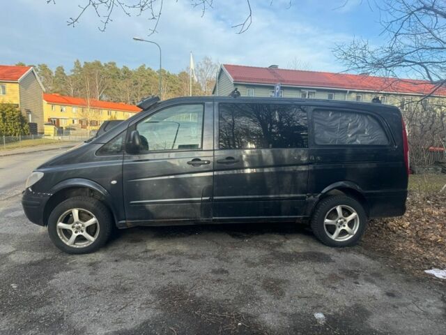 Черный Мерседес Вито, объемом двигателя 2 л и пробегом 441 тыс. км за 5300 $, фото 3 на Automoto.ua