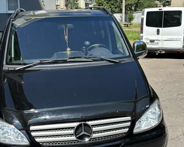 Черный Мерседес Вито, объемом двигателя 2.99 л и пробегом 328 тыс. км за 11200 $, фото 7 на Automoto.ua