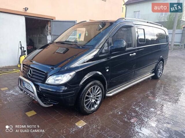 Черный Мерседес Вито, объемом двигателя 2.15 л и пробегом 365 тыс. км за 12500 $, фото 1 на Automoto.ua
