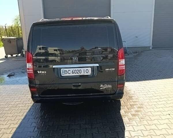 Черный Мерседес Вито, объемом двигателя 2.15 л и пробегом 365 тыс. км за 12500 $, фото 24 на Automoto.ua