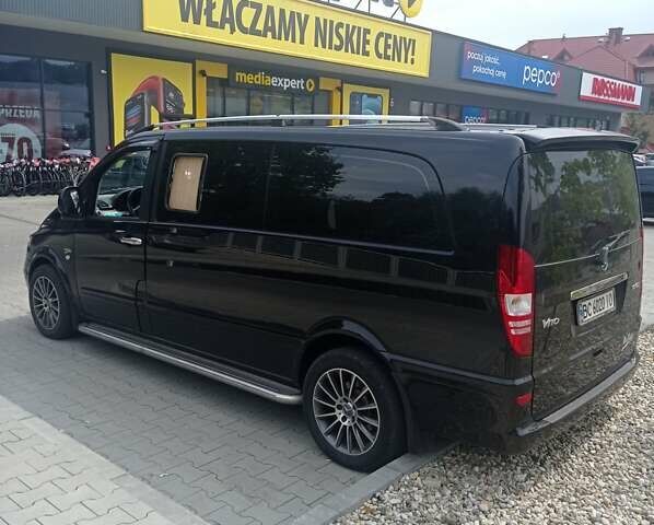 Черный Мерседес Вито, объемом двигателя 2.15 л и пробегом 365 тыс. км за 12500 $, фото 23 на Automoto.ua