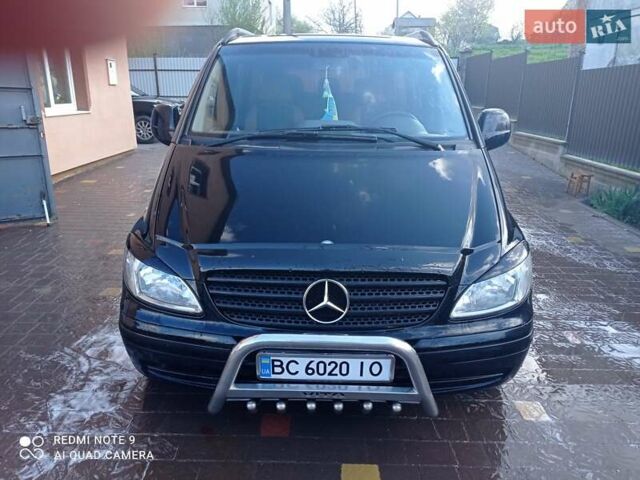 Черный Мерседес Вито, объемом двигателя 2.15 л и пробегом 365 тыс. км за 12500 $, фото 3 на Automoto.ua