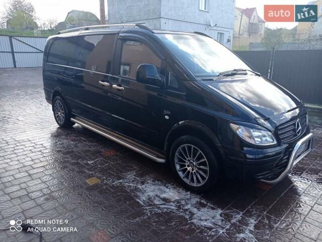 Черный Мерседес Вито, объемом двигателя 2.15 л и пробегом 365 тыс. км за 12500 $, фото 10 на Automoto.ua