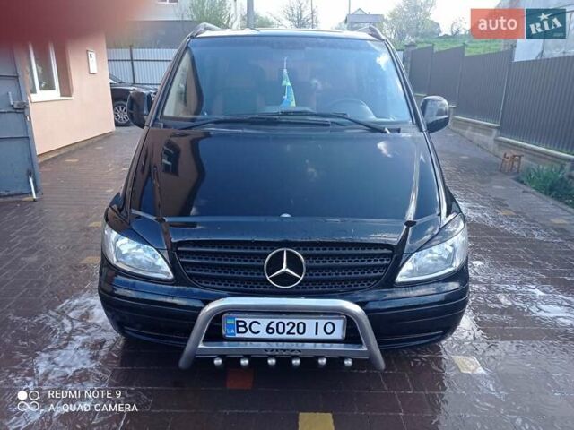 Черный Мерседес Вито, объемом двигателя 2.15 л и пробегом 365 тыс. км за 12500 $, фото 5 на Automoto.ua
