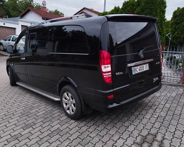 Черный Мерседес Вито, объемом двигателя 2.15 л и пробегом 365 тыс. км за 12500 $, фото 6 на Automoto.ua