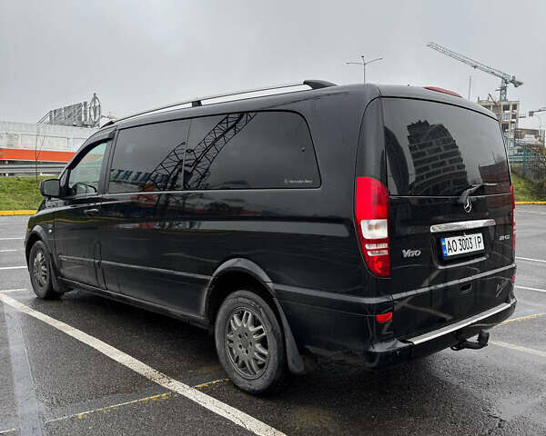 Черный Мерседес Вито, объемом двигателя 2.2 л и пробегом 328 тыс. км за 14200 $, фото 20 на Automoto.ua