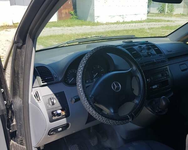 Черный Мерседес Вито, объемом двигателя 2.2 л и пробегом 999 тыс. км за 9500 $, фото 25 на Automoto.ua