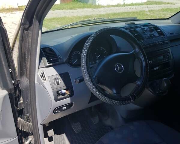 Черный Мерседес Вито, объемом двигателя 2.2 л и пробегом 999 тыс. км за 9500 $, фото 26 на Automoto.ua