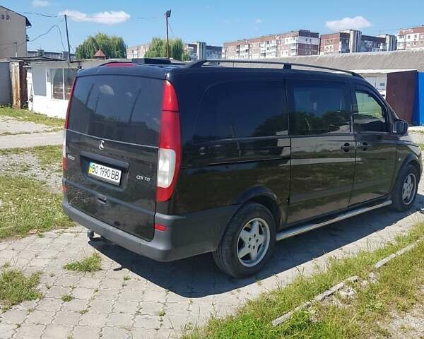 Черный Мерседес Вито, объемом двигателя 2.2 л и пробегом 999 тыс. км за 9500 $, фото 5 на Automoto.ua