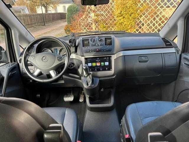 Черный Мерседес Вито, объемом двигателя 3 л и пробегом 240 тыс. км за 9100 $, фото 11 на Automoto.ua