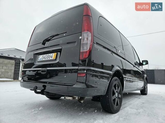 Черный Мерседес Вито, объемом двигателя 2.14 л и пробегом 223 тыс. км за 15999 $, фото 12 на Automoto.ua