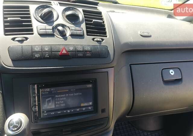 Черный Мерседес Вито, объемом двигателя 2.14 л и пробегом 350 тыс. км за 15800 $, фото 8 на Automoto.ua