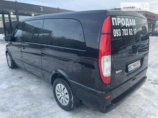 Чорний Мерседес Віто, об'ємом двигуна 2.1 л та пробігом 320 тис. км за 14500 $, фото 3 на Automoto.ua