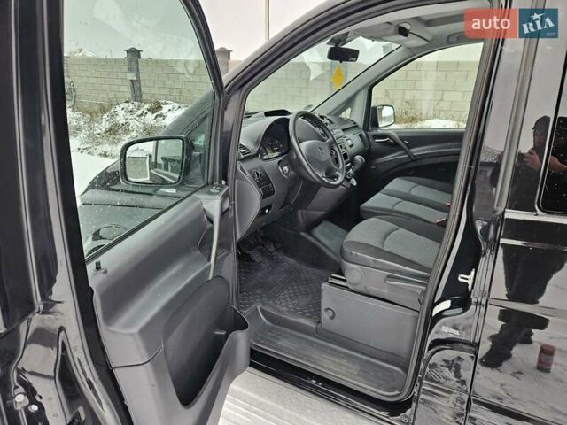 Черный Мерседес Вито, объемом двигателя 2.14 л и пробегом 223 тыс. км за 15999 $, фото 25 на Automoto.ua