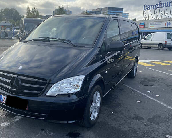 Черный Мерседес Вито, объемом двигателя 2.14 л и пробегом 255 тыс. км за 10900 $, фото 7 на Automoto.ua