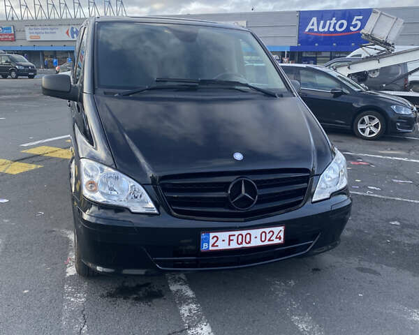 Черный Мерседес Вито, объемом двигателя 2.14 л и пробегом 255 тыс. км за 10900 $, фото 16 на Automoto.ua