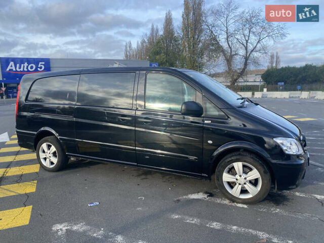 Черный Мерседес Вито, объемом двигателя 2.14 л и пробегом 255 тыс. км за 10900 $, фото 9 на Automoto.ua