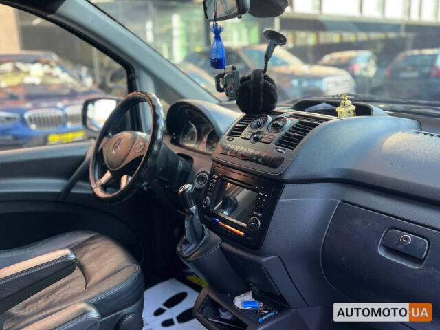 Черный Мерседес Вито, объемом двигателя 2.2 л и пробегом 326 тыс. км за 19300 $, фото 17 на Automoto.ua