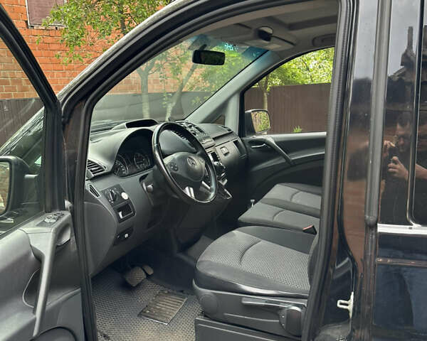 Черный Мерседес Вито, объемом двигателя 2.14 л и пробегом 325 тыс. км за 15300 $, фото 6 на Automoto.ua