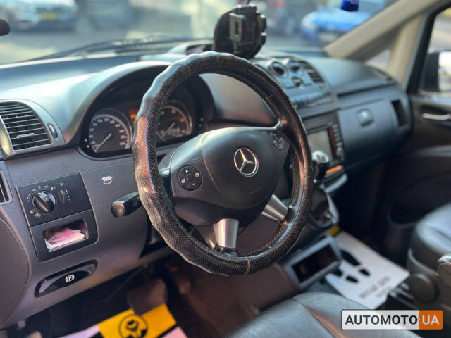 Черный Мерседес Вито, объемом двигателя 2.2 л и пробегом 326 тыс. км за 19300 $, фото 9 на Automoto.ua